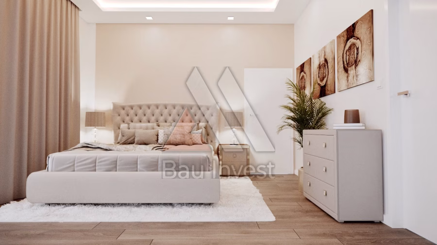 Haus Nickelsdorf, 3D-Visualisierung: Schlafzimmer