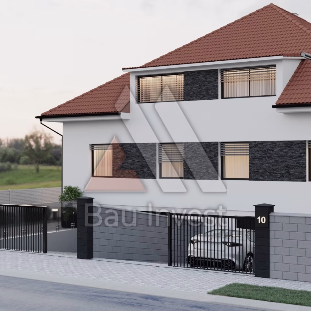 Haus Pama, 3D-Visualisierung: Straßenansicht